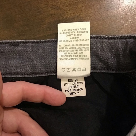 Joe’s Jeans 29 (6) Lorelei Skinny Jeans Distressed Gray Women’s Frayed Hems - Picture 11 of 11